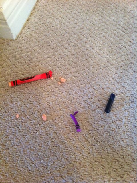 Crayons were a bad idea photo 1