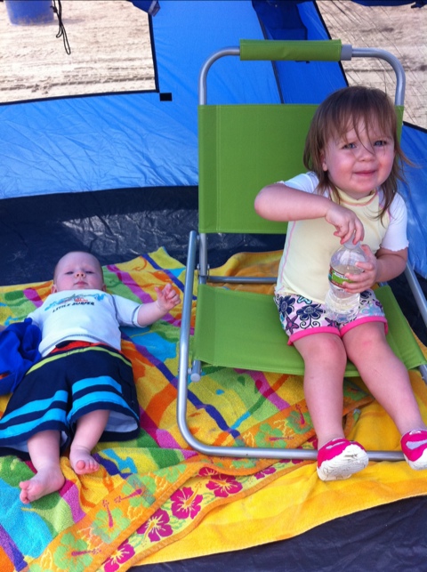 First day at the beach photo 1