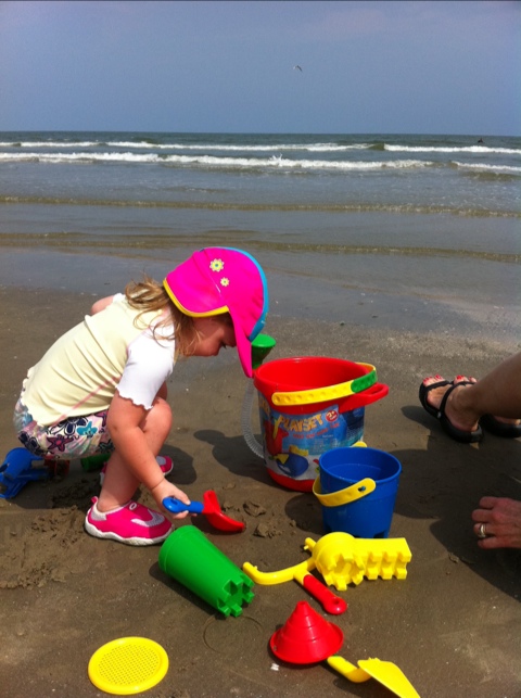 First day at the beach photo 3