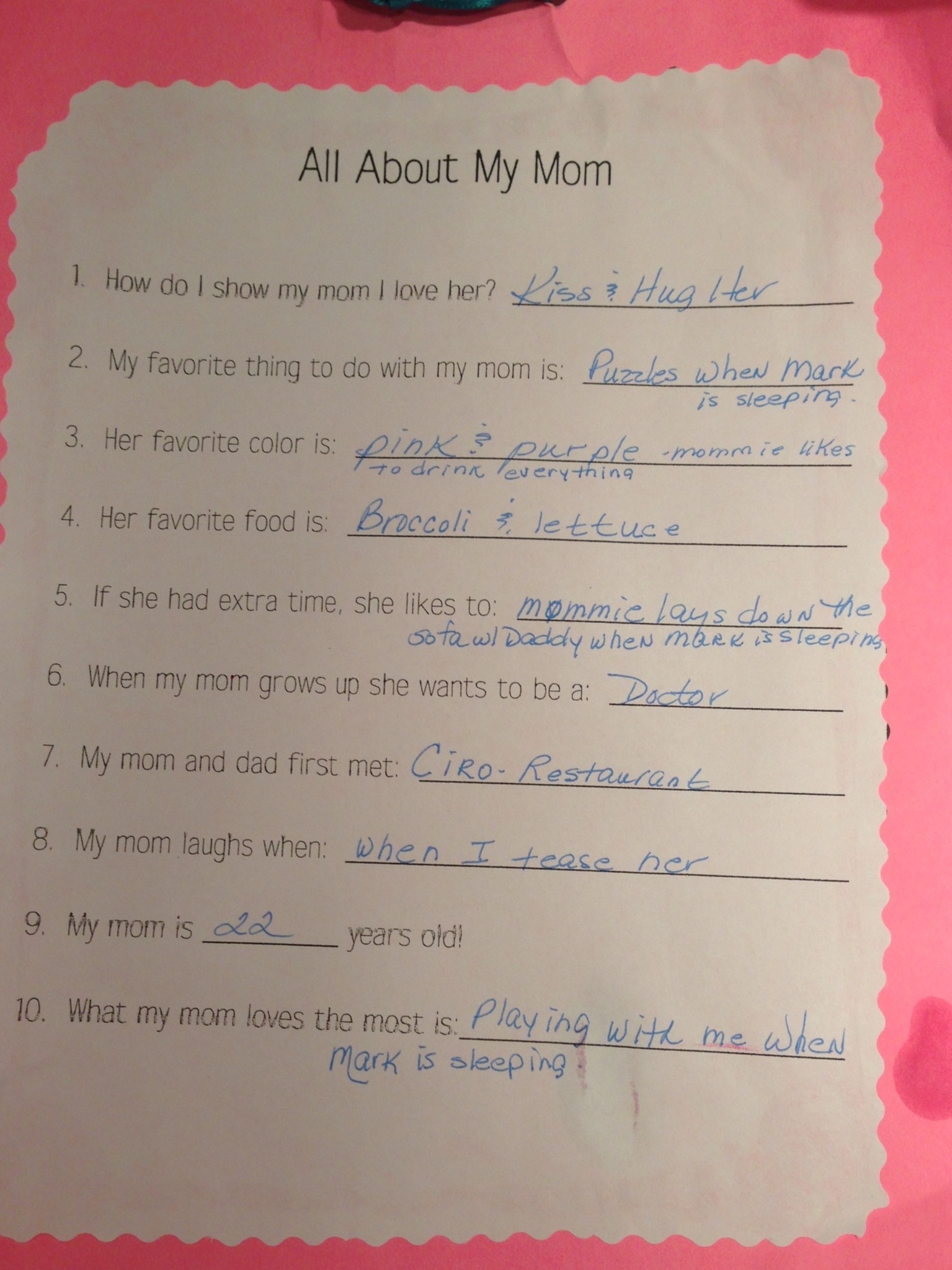 Mother's Day Gifts from Kids and Emily is 4! photo 2