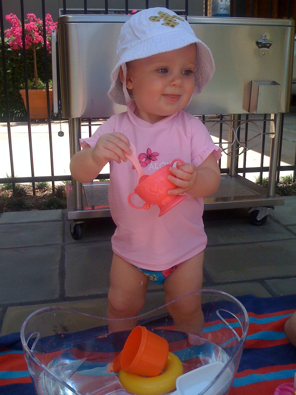 Stirring up the water photo 1